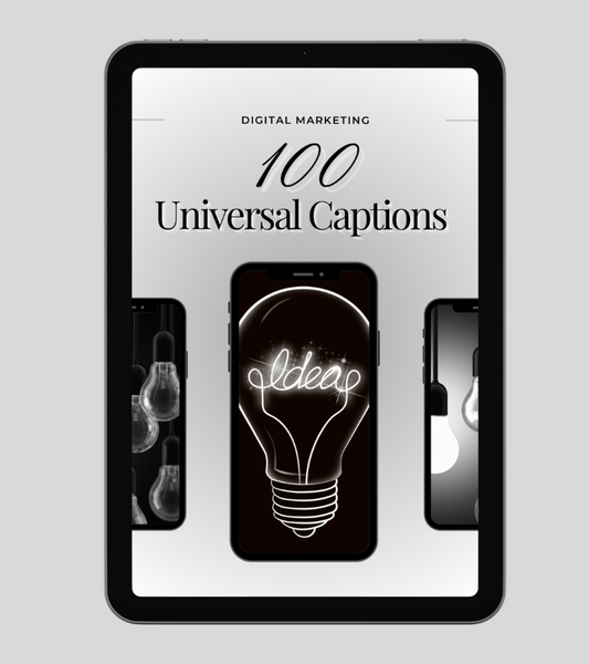 100 Universal Caption Ideas ( Digital Marketing )